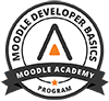 Moodle Developer Basics Badge image