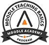 Moodle Teaching Basics badge