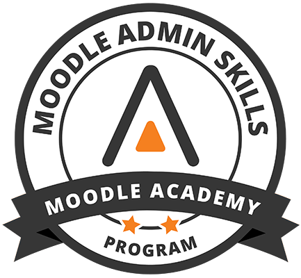 Moodle Admin Skills badge