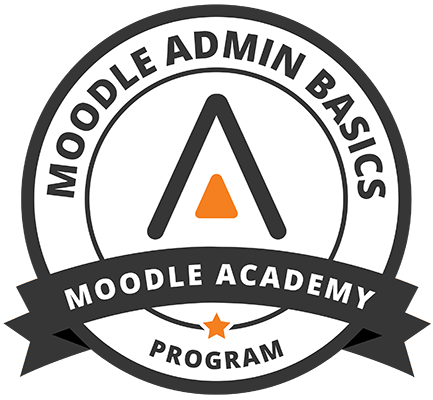 Moodle Admin Basics badge