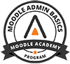 Moodle Admin Basics badge