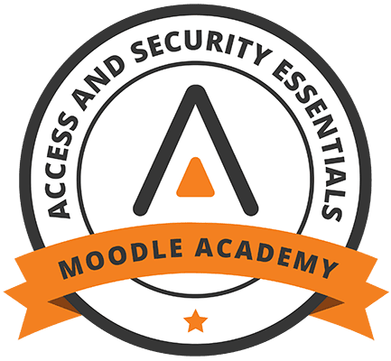 Moodle Academy: Moodle Access and Security Essentials (1 star)